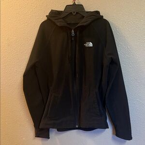 The North Face Black Hooded Zip-Up Jacket